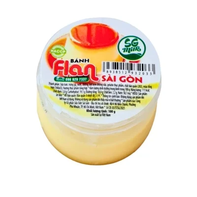 Bánh flan Sài Gòn Milk hộp 100g