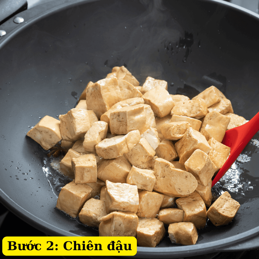 Chiên giòn đậu hũ