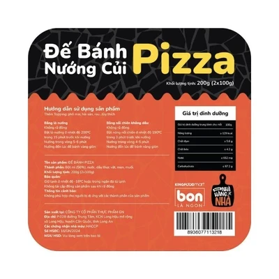 Đế Pizza KINGxBON 200g