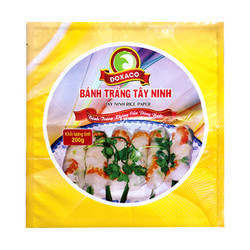Bánh tráng dẻo 22cm Doxaco gói 200g (1 Gói)