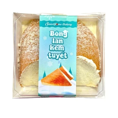 Bánh bông lan kem tuyết Sweethome Bakery hộp 90g