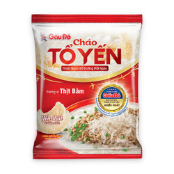 Cháo tổ yến thịt bằm Gấu Đỏ gói 50g (1 Gói)