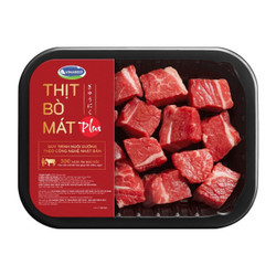 Thịt bò Kiriotoshi cắt khối Vinabeef Plus khay 200g (1 Khay)