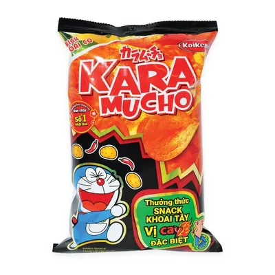Snack khoai tây vị cay đặc biệt Karamucho gói 82g