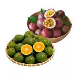 Combo Vitamin C: 1KG cam sành + 0.5KG chanh dây (1 Combo)