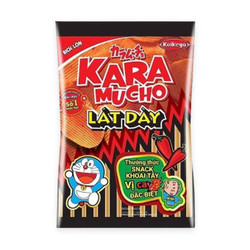 Snack khoai tây lát dày vị cay đặc biệt Karamucho gói 44g