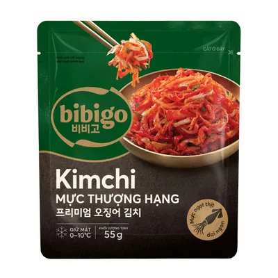 Kim chi mực thượng hạng Bibigo gói 55g