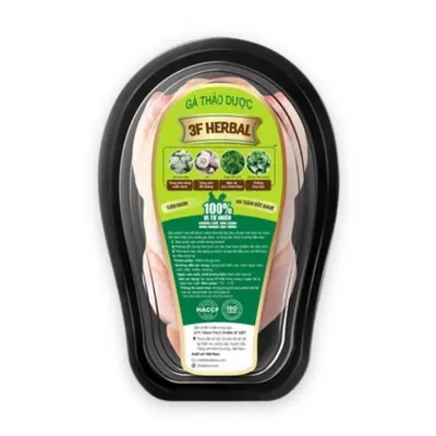 Gà thảo dược 3F khay ~1.5Kg