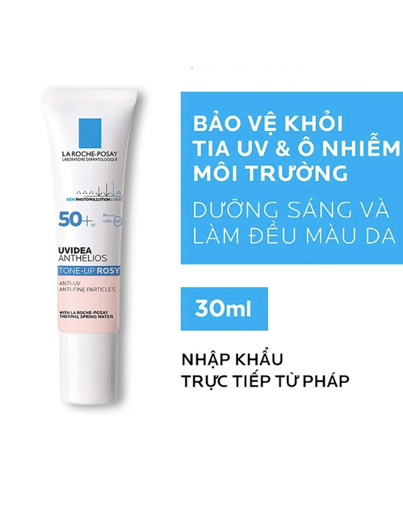 Kem Chống Nắng Nâng Tông La Roche-Posay UVIDEA Anthelios Tone-Up Rosy+ SPF50+ 30ml KCN042 - Image 4