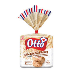 Bánh mì siêu hạt dinh dưỡng Otto gói 145g (1 Gói)