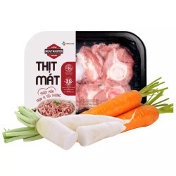 Combo xương ống hầm cà rốt, củ cải