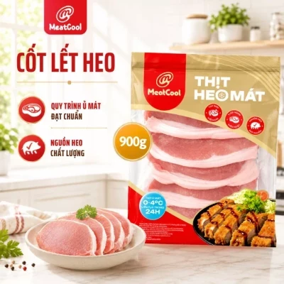 Cốt lết Meatcool 9-10 miếng/túi 900g
