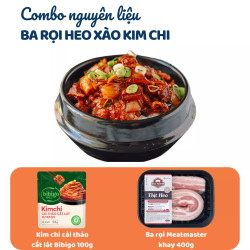 Combo ba rọi heo xào kim chi