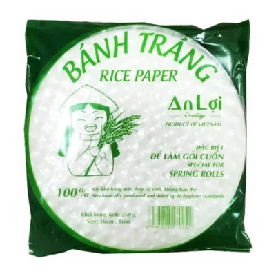 Bánh tráng cuốn 16cm An Lợi gói 250g