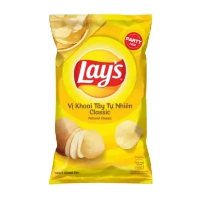 Snack vị khoai tây tự nhiên classic Lay’s gói 90g