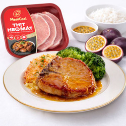 Combo cơm nhà cùng Meatcool: Cốt lết heo sốt chanh dây