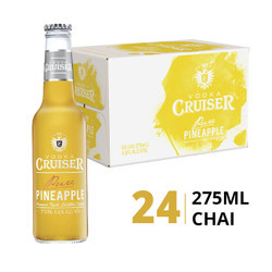 Thùng rượu trái cây Vodka Cruiser Pure Pineapple 4.6% 275ml (24 Chai)