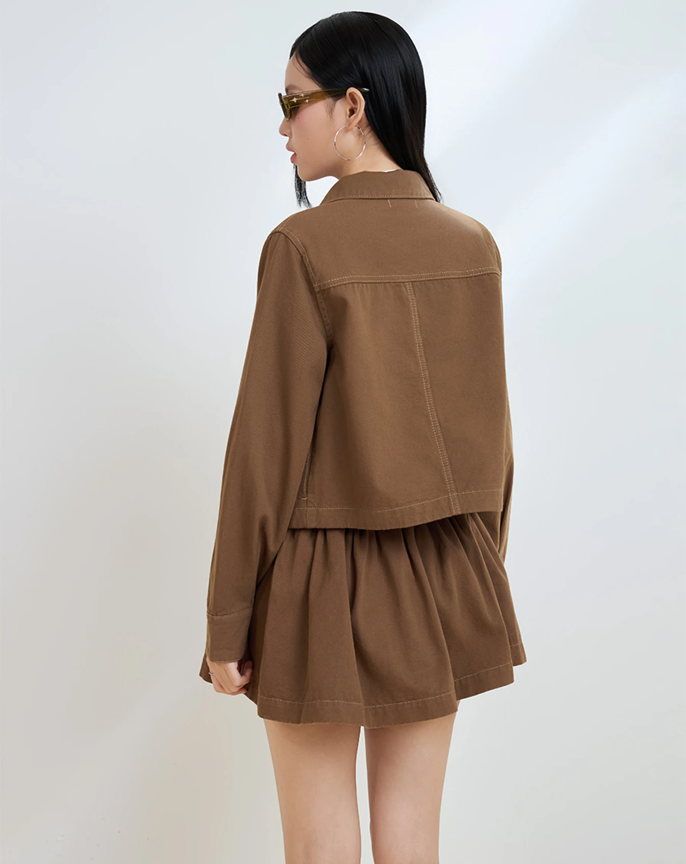 Áo khoác khaki hardwear kim loại - Image 3