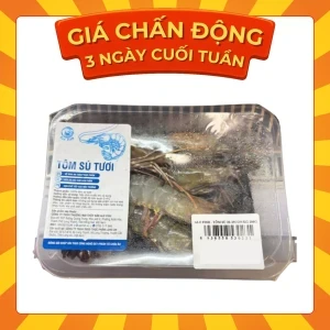 Tôm sú quảng canh 20-25con/kg Alo Fish vỉ 200g