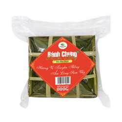 Bánh chưng truyền thống mặn Bà Ba Hội 800g (1 Cái)