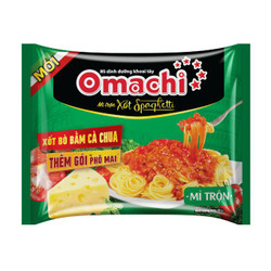 Mì dinh dưỡng khoai tây trộn xốt spaghetti Omachi gói 90g (1 Gói)
