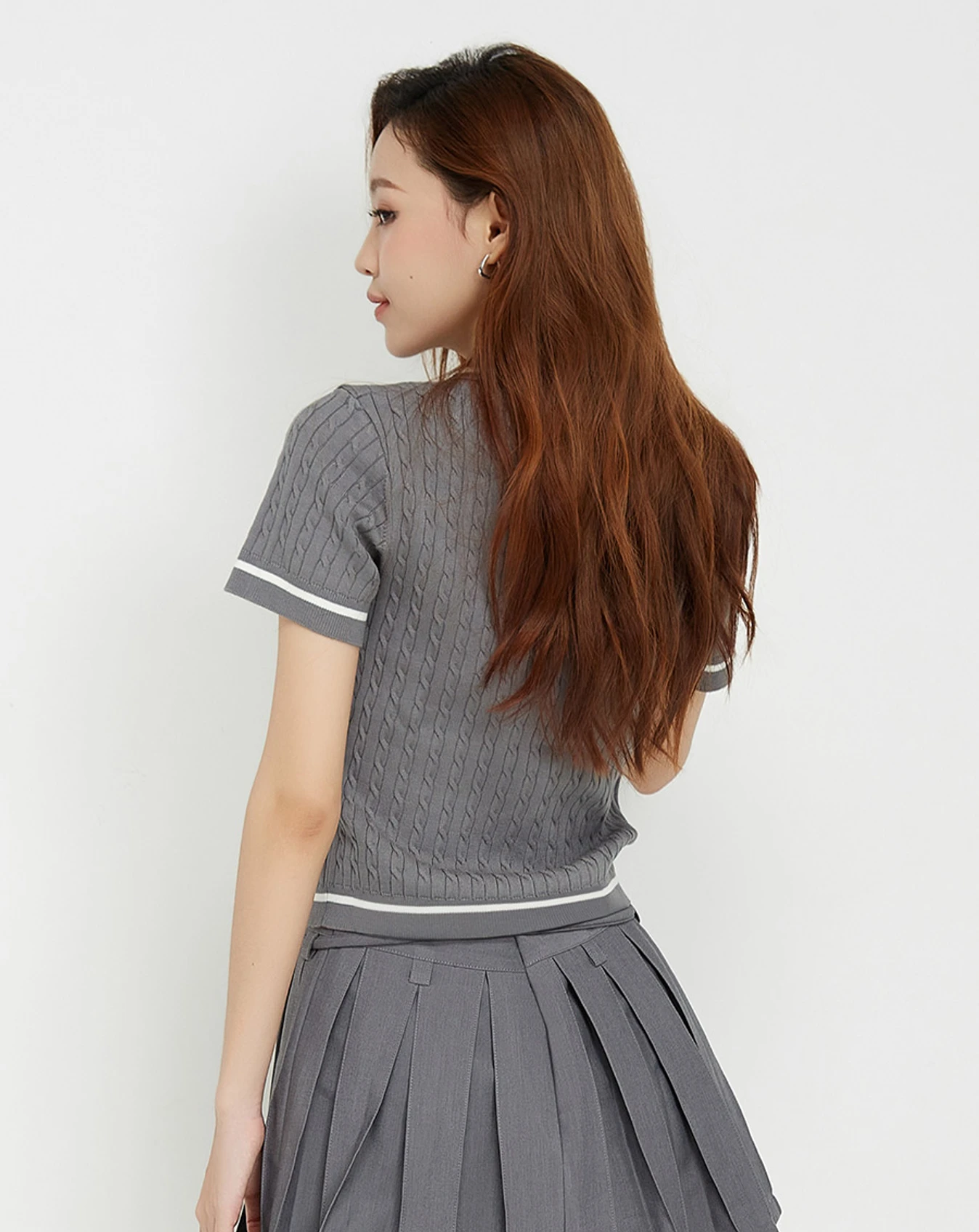 Áo dệt kim kiểu vặn thừng - Image 3