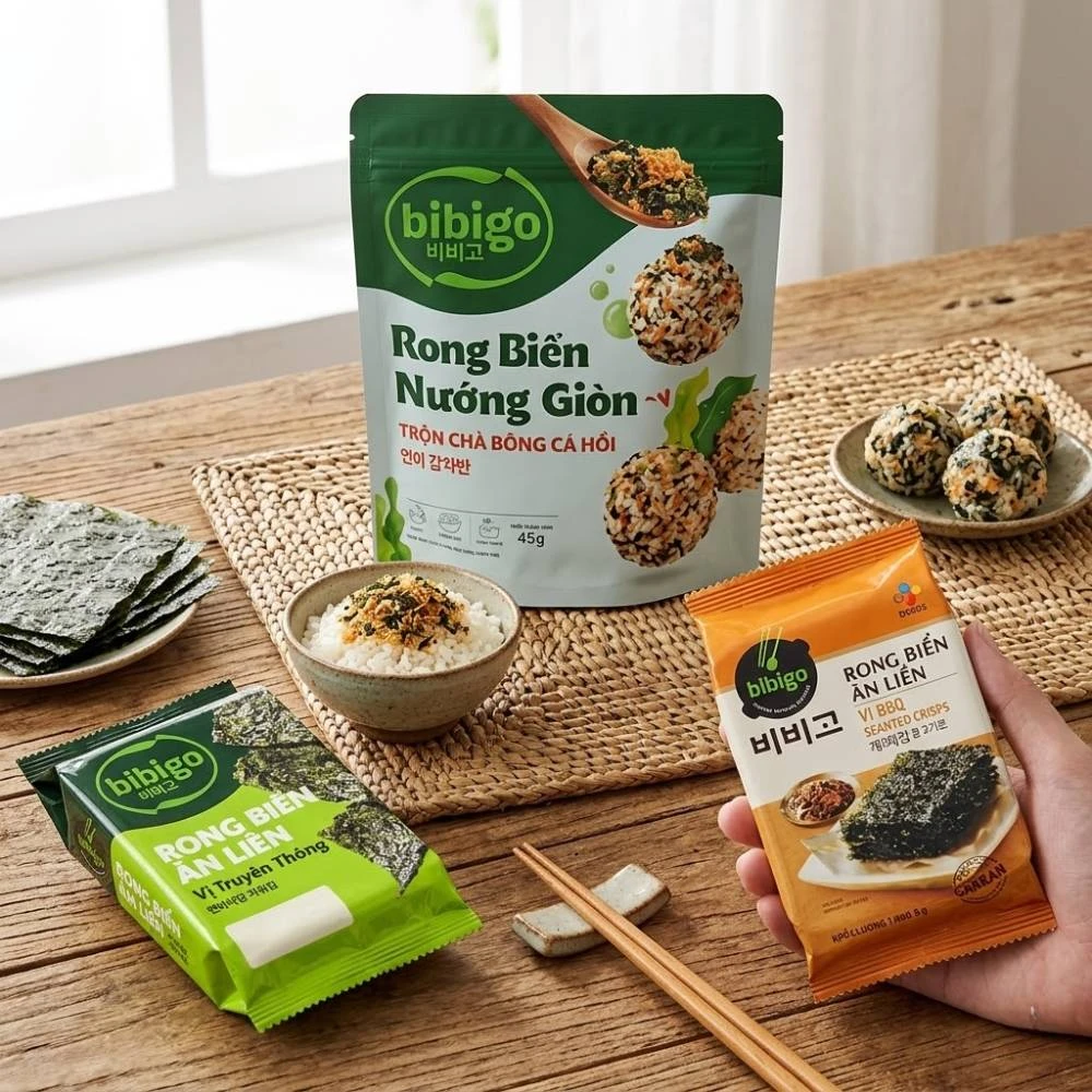 Top 5 thương hiệu nấm và rong biển Tick Xanh tại Kingfoodmart cho người yêu thực phẩm healthy
