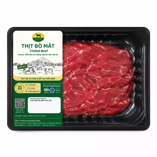 Thịt bò tái Pacow 250g