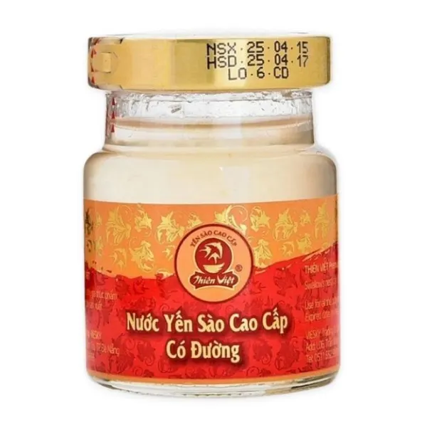 Yến sào lọ có đường Thiên Việt lọ 70ml
