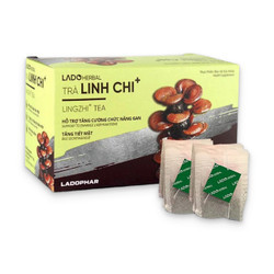 Trà linh chi+ Ladophar hộp 34g (1 Hộp)