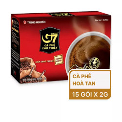 Cà phê hoà tan đen G7 hộp 15 gói