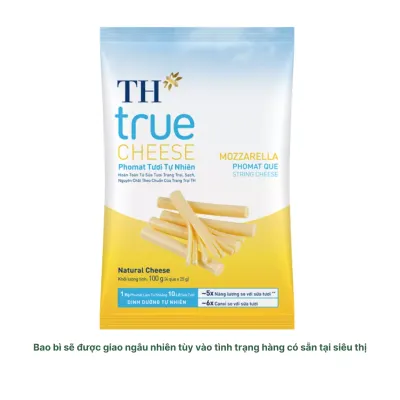 Phô mai tươi Mozzarella TH True Milk gói 100g