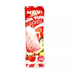 Kem sữa tươi trái cây dâu Nuvi 48g (1 cây)