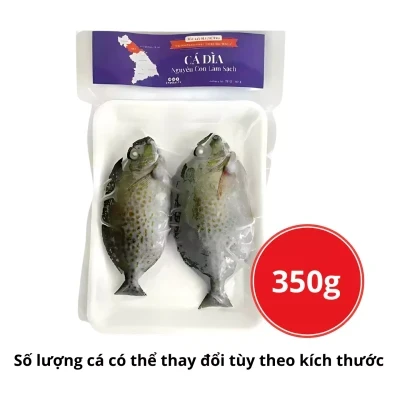 Cá dìa nguyên con làm sạch gói 350g
