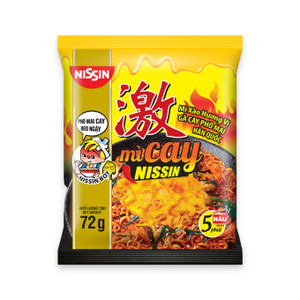Mì xào gà cay phô mai Hàn quốc Nissin gói 72g (1 Gói)