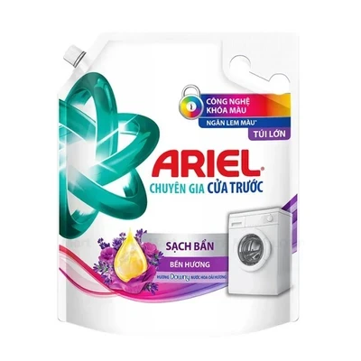 Nước giặt hương sen nhài cửa trước Ariel túi 3kg