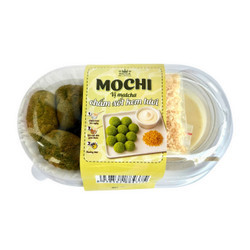 Mochi vị matcha chấm xốt kem tươi Minh Nhật hộp 85g (1 Hộp)