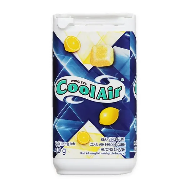 Kẹo singgum Fresh Cube hương chanh Cool Air hũ 40g