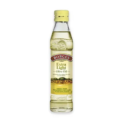 Dầu Olive nguyên chất không mùi Extra Light Borges chai 250ml