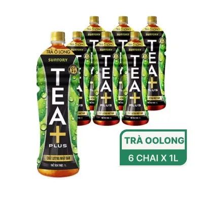 Lốc 6 chai trà oolong Oolong Tea+ 1L