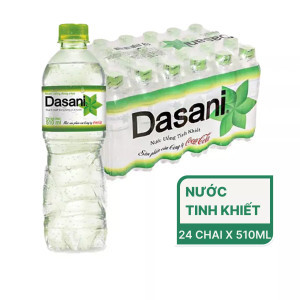 Thùng nước uống tinh khiết Dasani 510ml (24 chai)