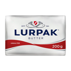 Bơ lạt khối Lurpak gói 300g (1 gói)