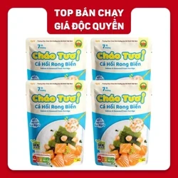 Combo 4 gói cháo tươi Cây Thị cá hồi 240g