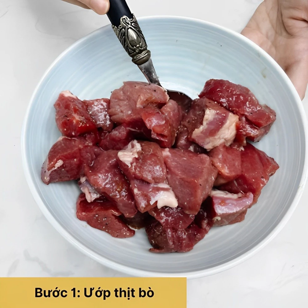 Ướp thịt bò