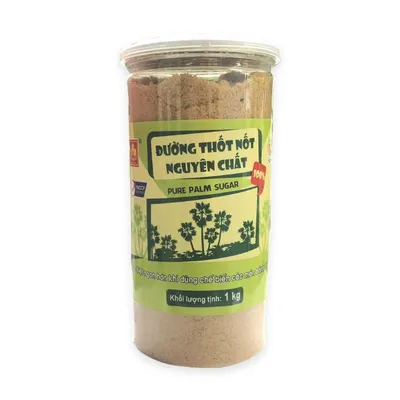 Đường thốt nốt nguyên chất bột Anh Đăng hộp 1kg