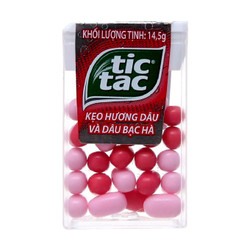 Kẹo hương dâu & bạc hà Tic Tac hộp 14.5g