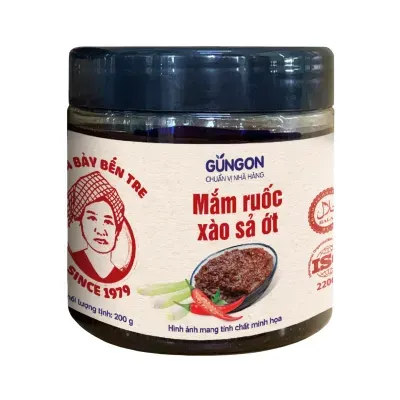 Mắm ruốc xào sả ớt Gungon hũ 200g