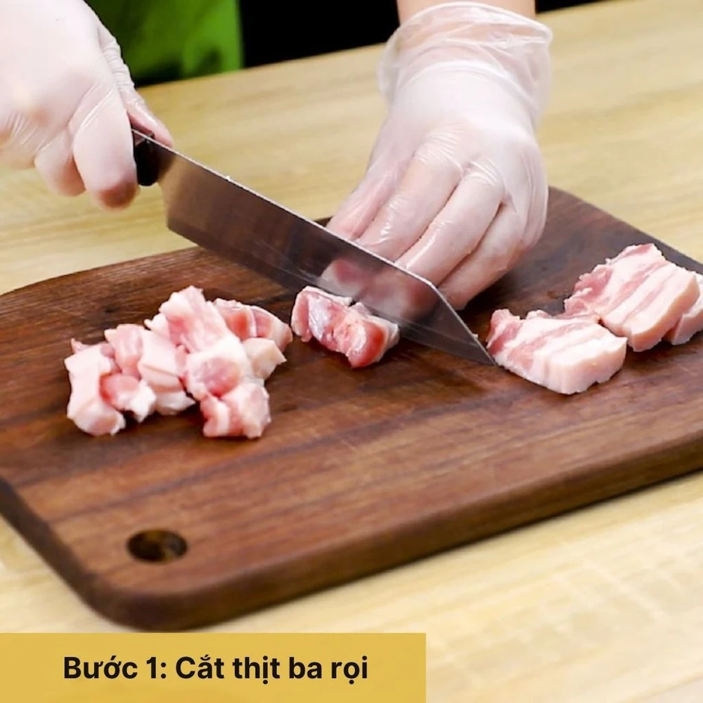 Cắt thịt ba rọi