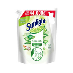 Nước rửa chén thiên nhiên muối khoáng và lô hội Sunlight túi 3.4kg