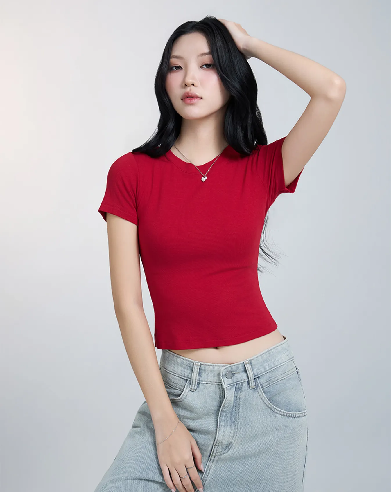 Áo thun form Slim-Fit tay ngắn. - Image 3